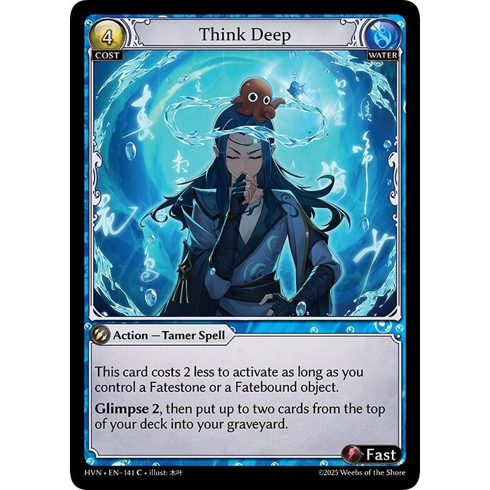 Image for Think Deep (141) (HVN) - Grand Archive TCG