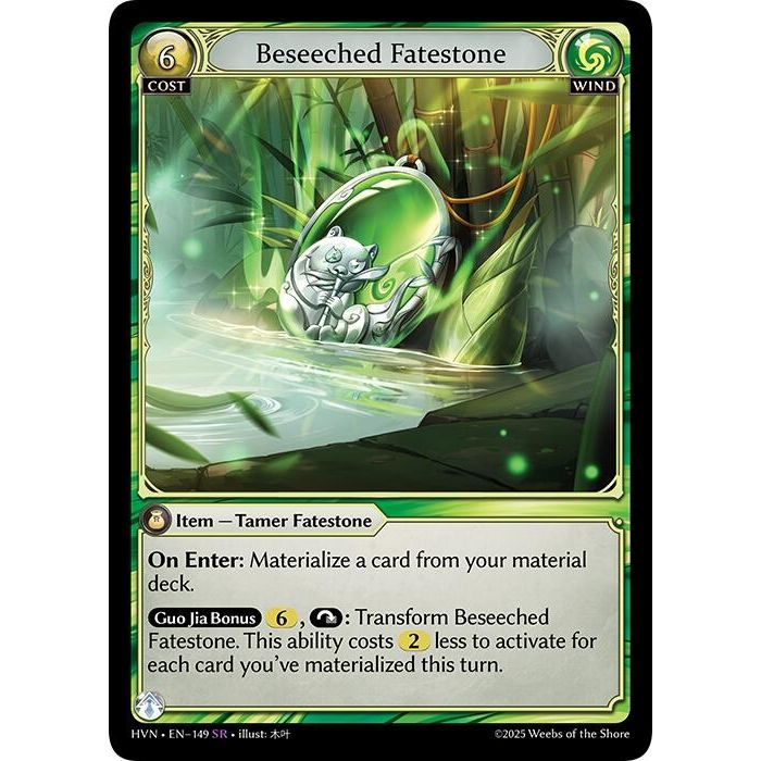 Image for Beseeched Fatestone // Daunting Panda (149) (HVN) - Grand Archive TCG