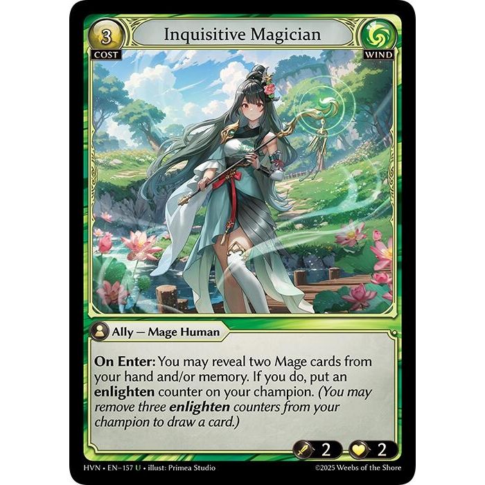 Image for Inquisitive Magician (157) (HVN) - Grand Archive TCG
