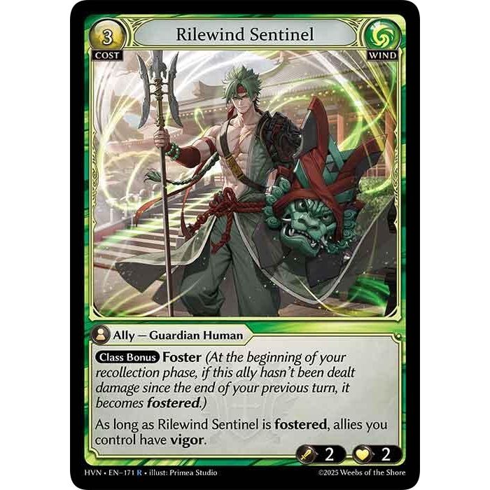 Image for Rilewind Sentinel (171) (HVN) - Grand Archive TCG