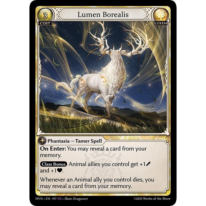 Image for Lumen Borealis (197) (HVN) - Grand Archive TCG