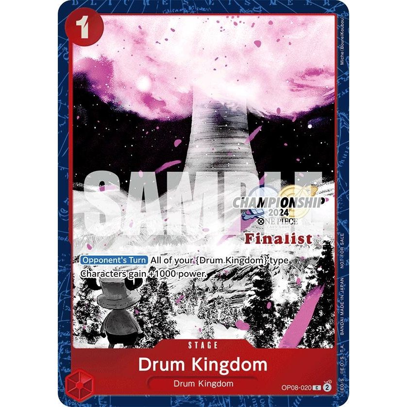 Image for Drum Kingdom (Championship 2024 Finalist Card Set Vol. 2) (OP08-020) (OP-PR) - One Piece Card Game