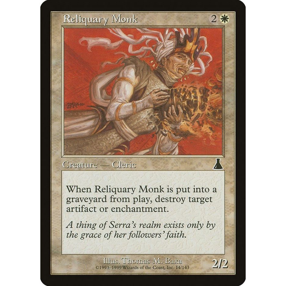 Image for Reliquary Monk (14) (UDS) - Magic: The Gathering