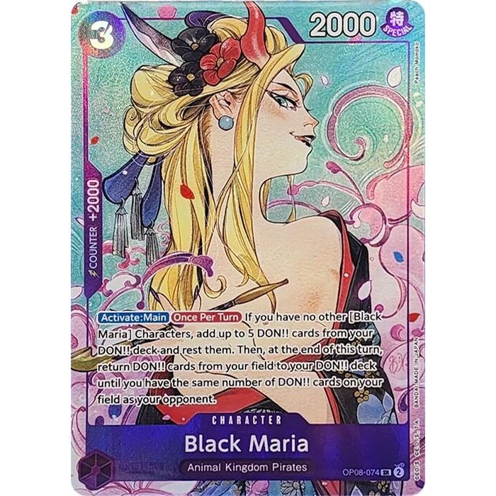 Image for Black Maria (Illustration Box Vol.2) (OP08-074) (OP-PR) - One Piece Card Game