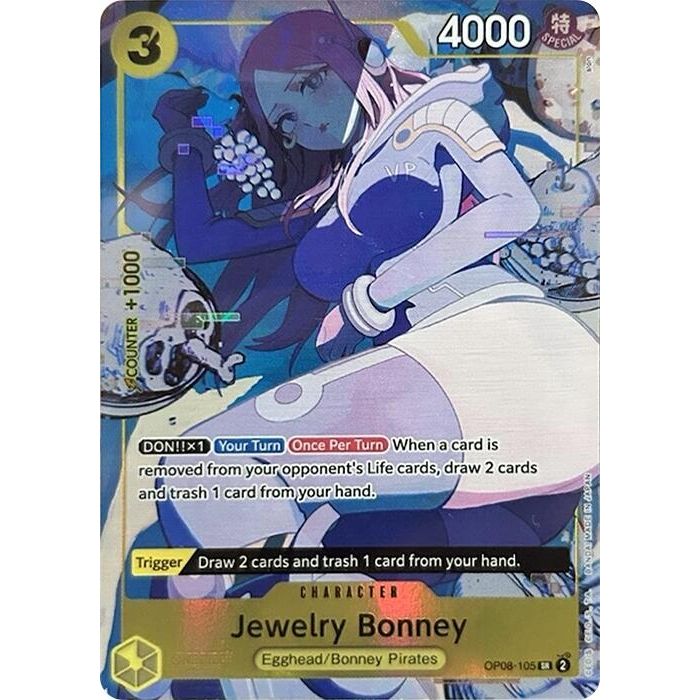 Image for Jewelry Bonney (Illustration Box EX) (OP08-105) (OP-PR) - One Piece Card Game
