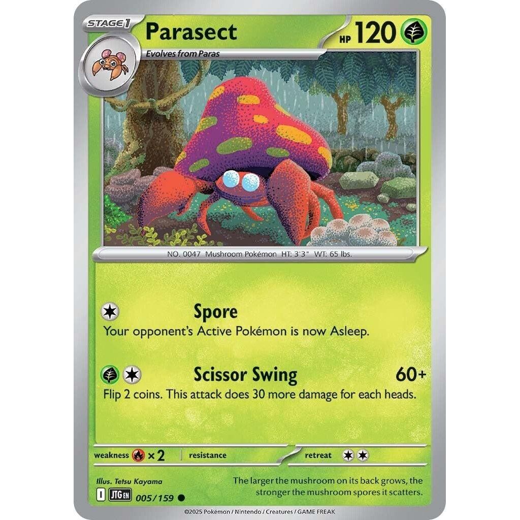 Image for Parasect (005/159) (JTG) - Pokemon