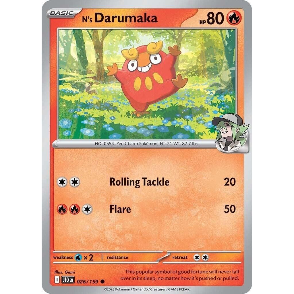 Image for N's Darumaka (026/159) (JTG) - Pokemon