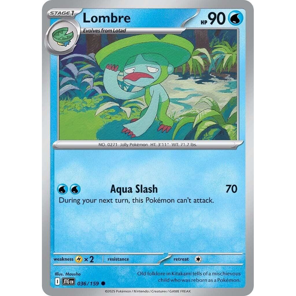 Image for Lombre (036/159) (JTG) - Pokemon
