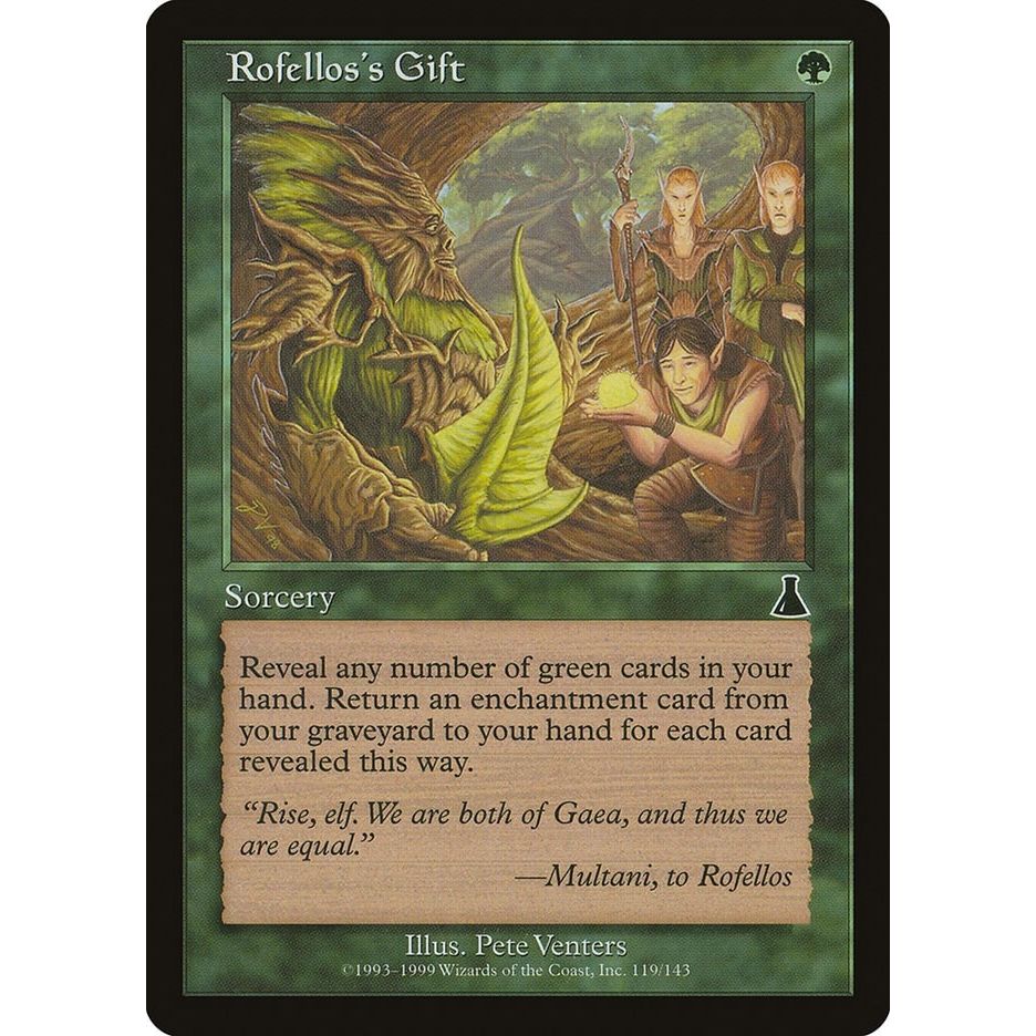 Image for Rofellos's Gift (119) (UDS) - Magic: The Gathering