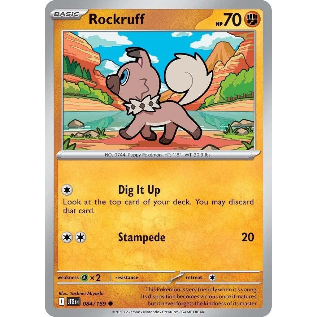 Image for Rockruff (084/159) (JTG) - Pokemon