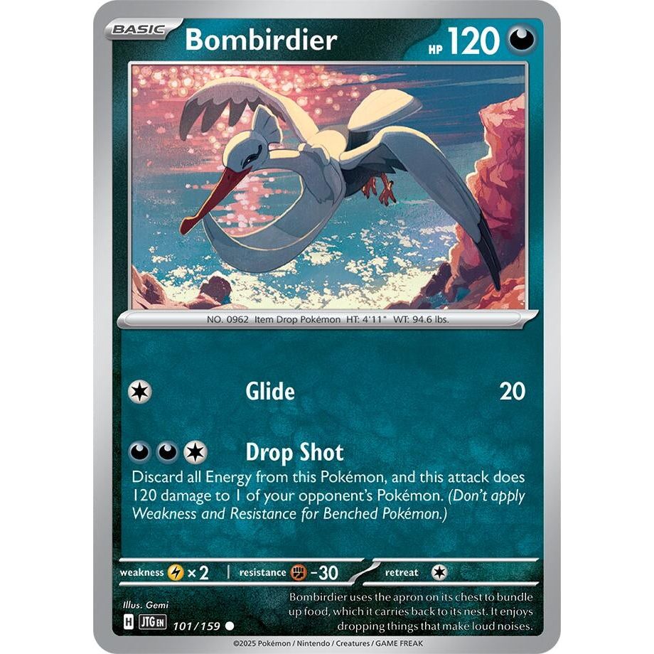 Image for Bombirdier (101/159) (JTG) - Pokemon