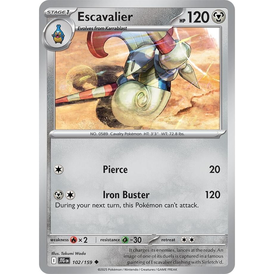 Image for Escavalier (102/159) (JTG) - Pokemon