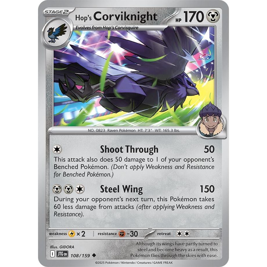 Image for Hop's Corviknight (108/159) (JTG) - Pokemon