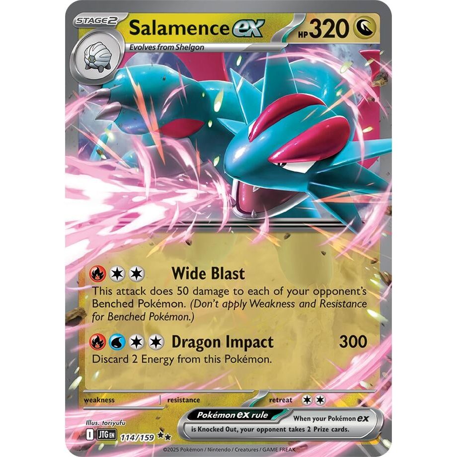 Image for Salamence ex (114/159) (JTG) - Pokemon