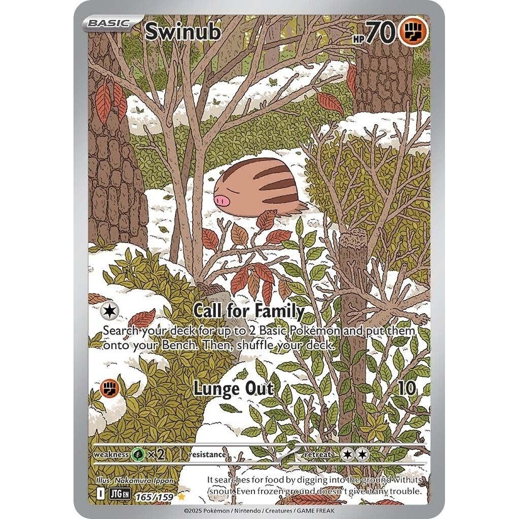 Image for Swinub (165/159) (JTG) - Pokemon