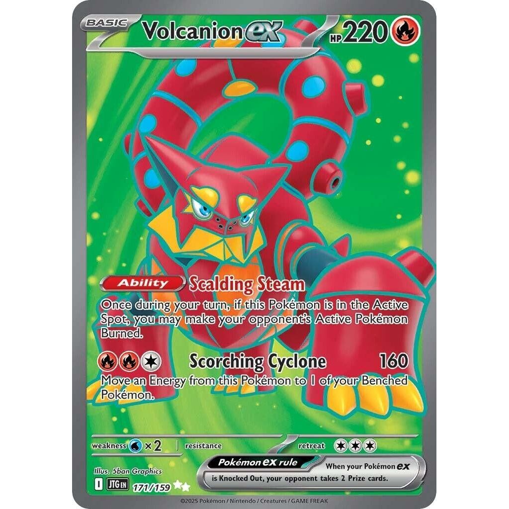 Image for Volcanion ex (171/159) (JTG) - Pokemon