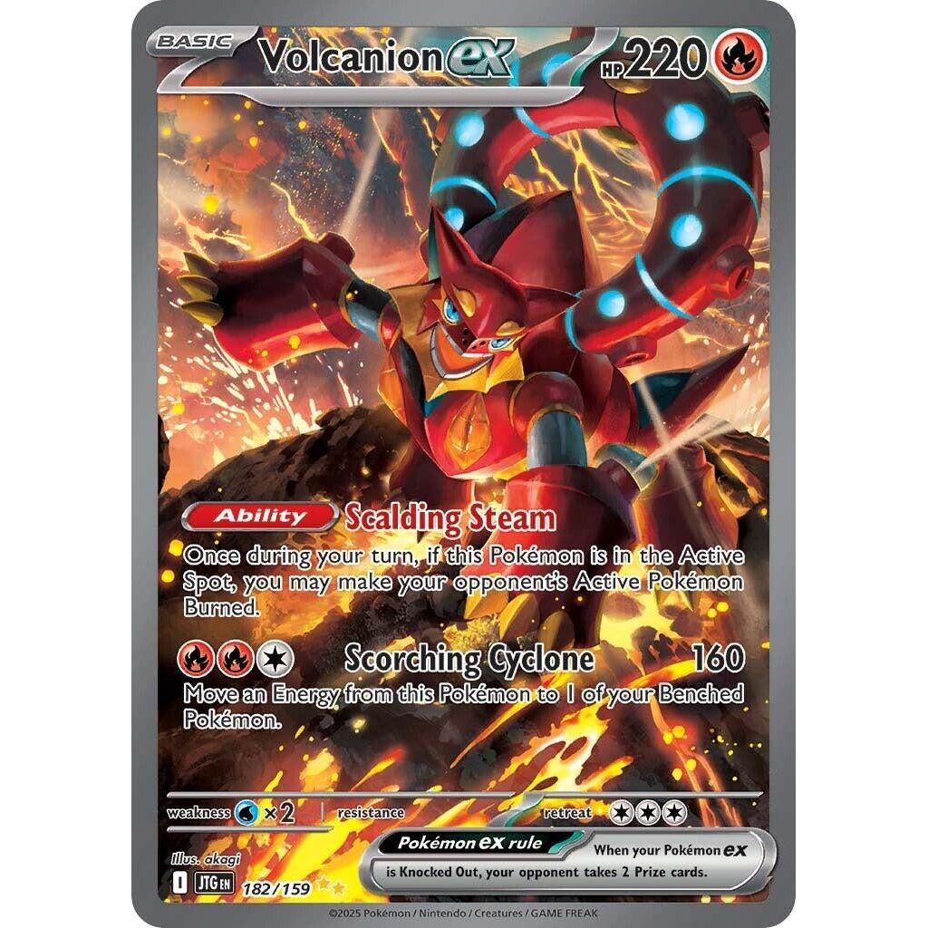 Image for Volcanion ex (182/159) (JTG) - Pokemon