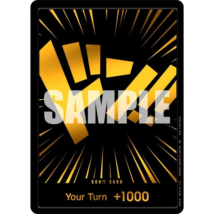 Image for DON!! Card (Black and Gold) (OP-PR) - One Piece Card Game