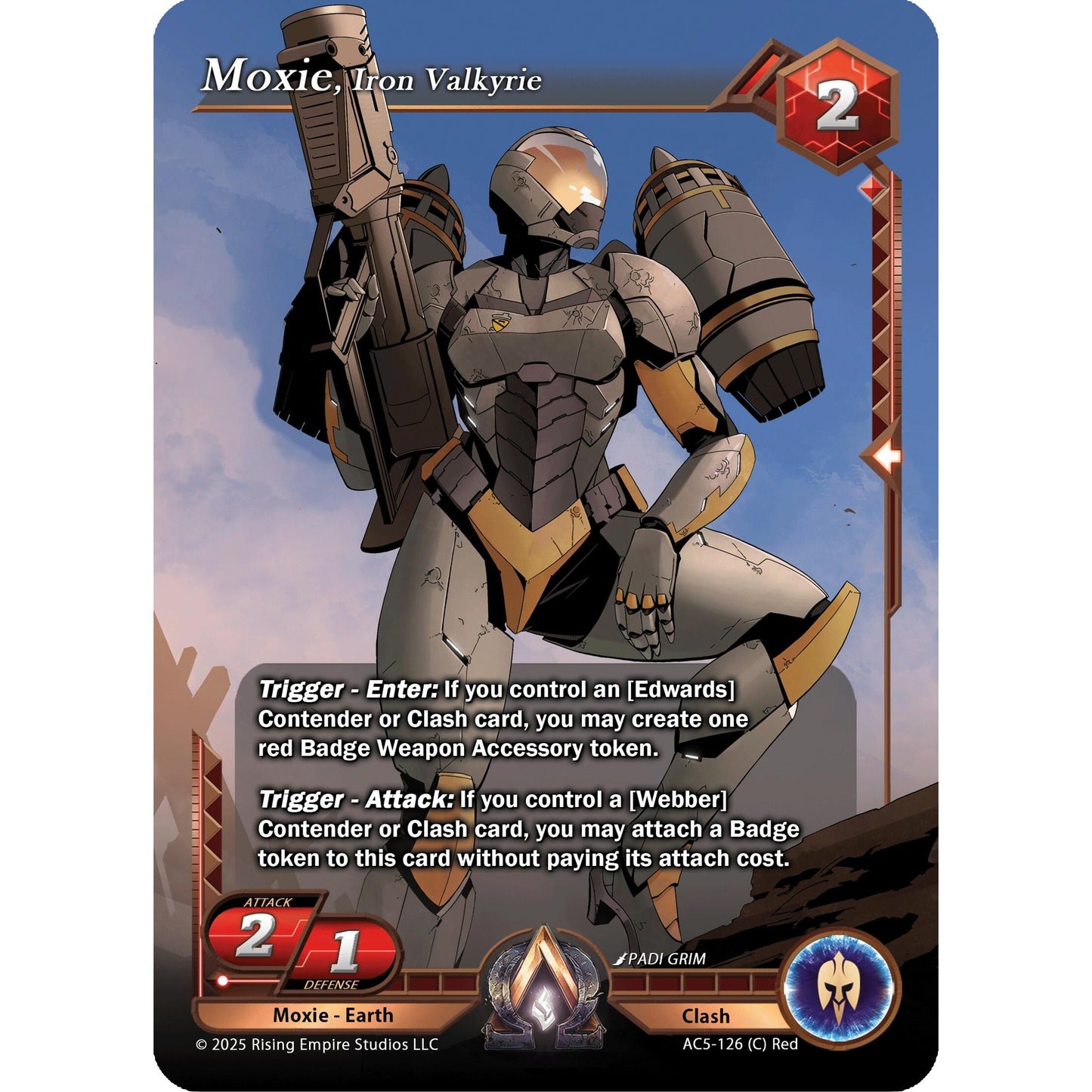 Image for Moxie, Iron Valkryie (AC5-126) (AC5) - Alpha Clash