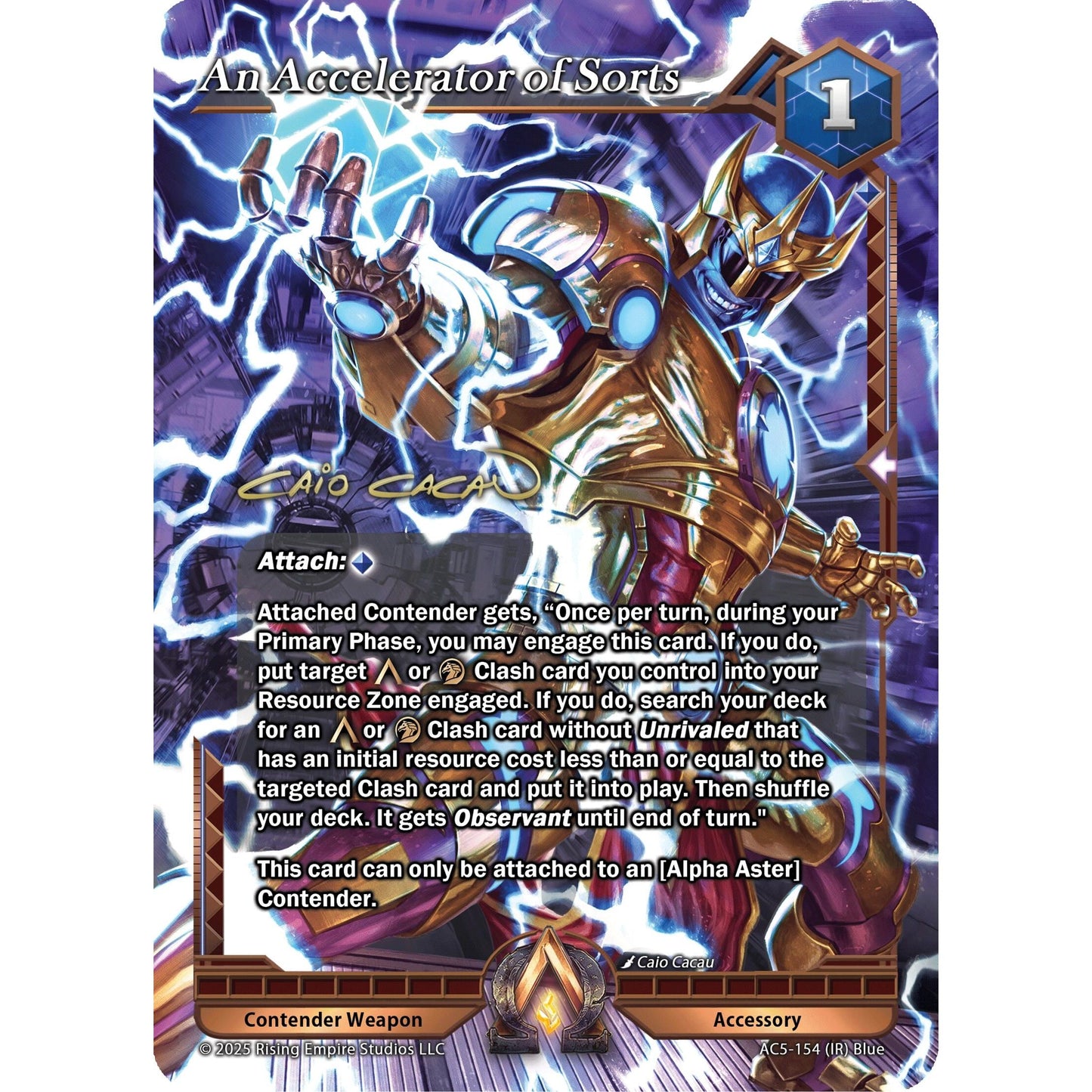 Image for An Accelerator of Sorts (Iconic Rare) (AC5-154) (AC5) - Alpha Clash