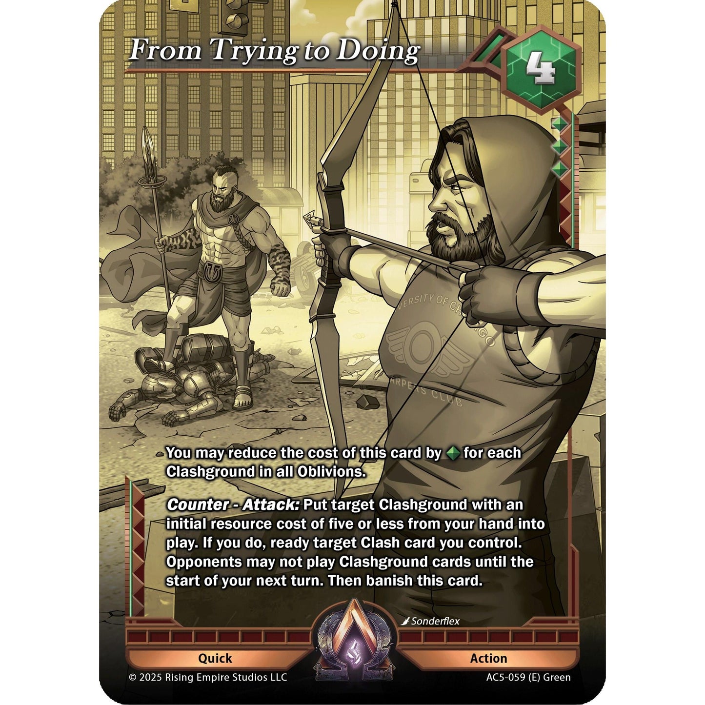 Image for From Trying to Doing (Gold Chase) (AC5-059) (AC5) - Alpha Clash