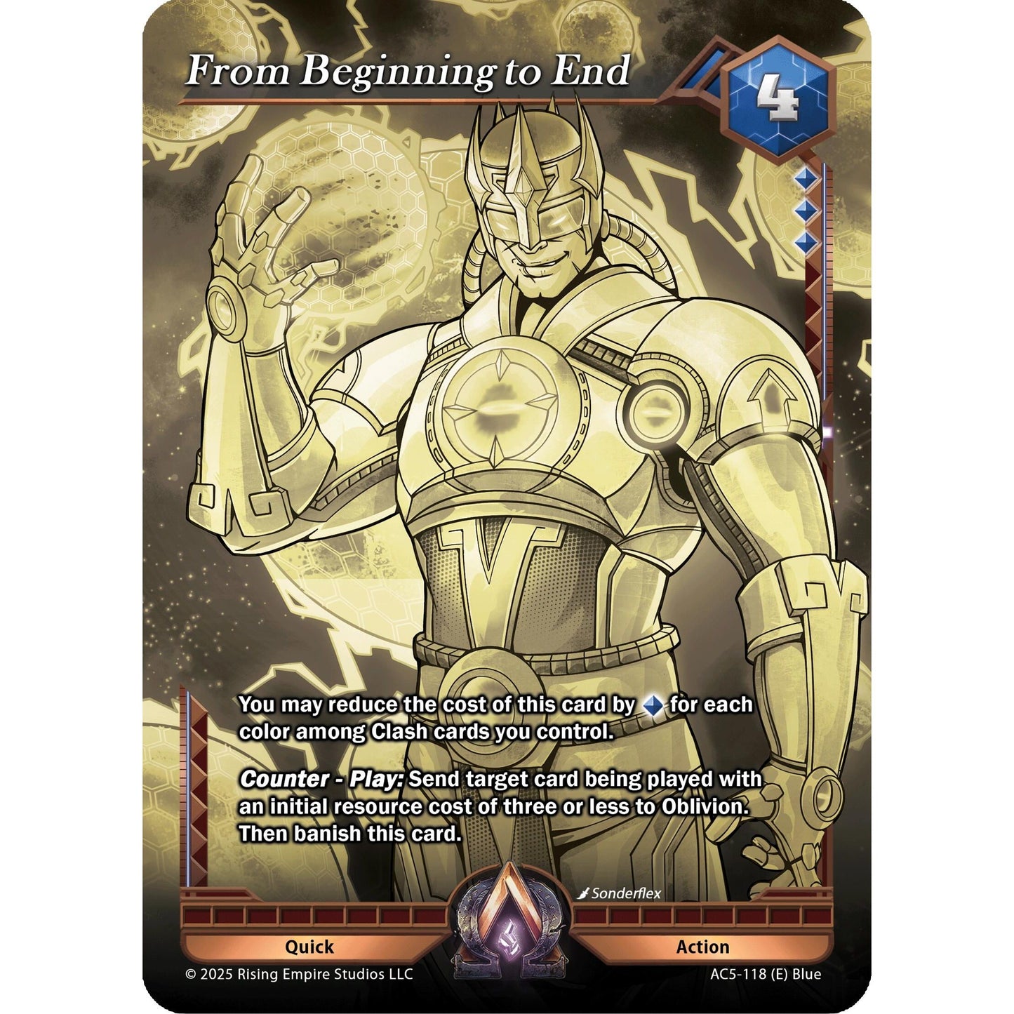 Image for From Beginning to End (Gold Chase) (AC5-118) (AC5) - Alpha Clash