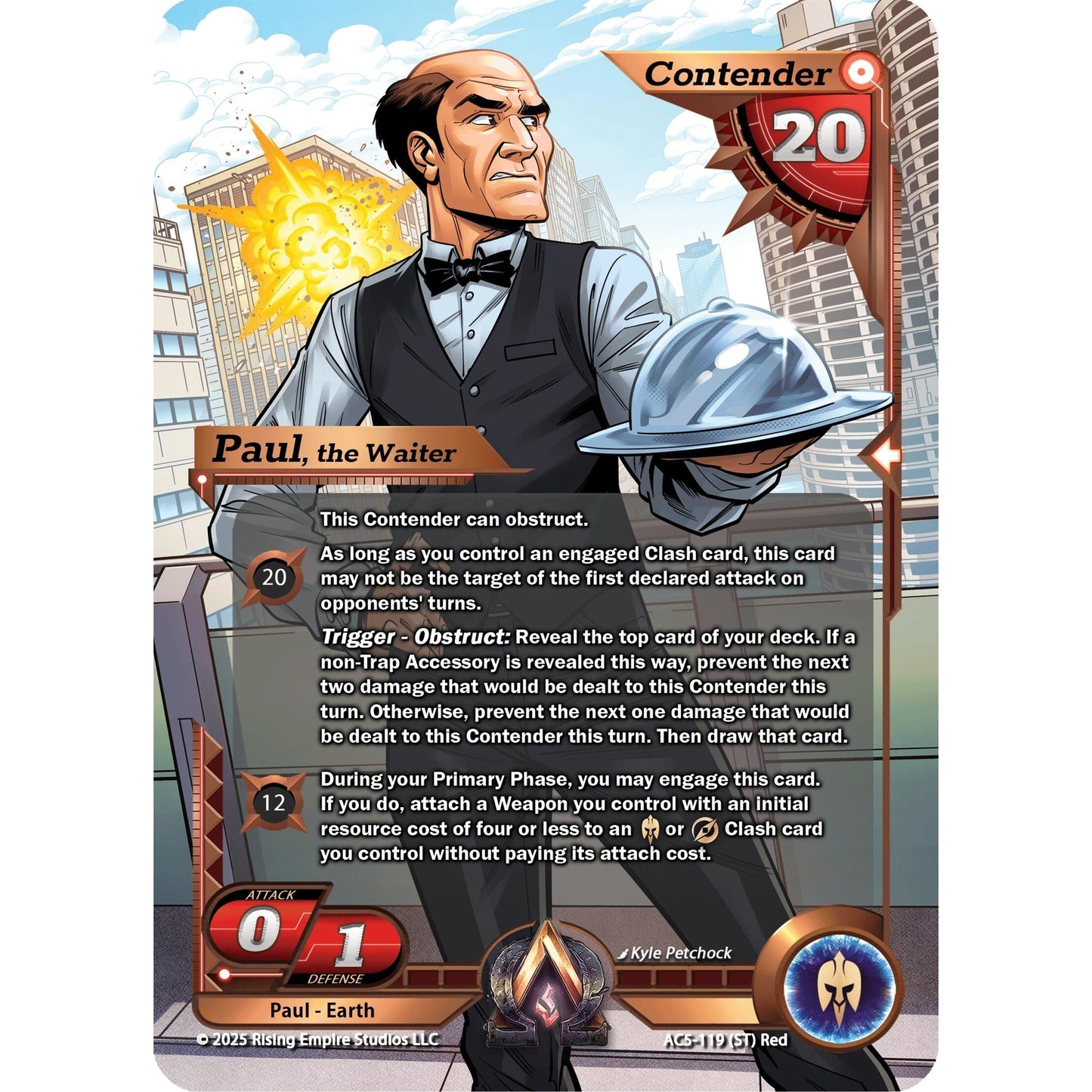Image for Paul, the Waiter (Clash Kit Exclusive) (AC5-119) (AC5) - Alpha Clash