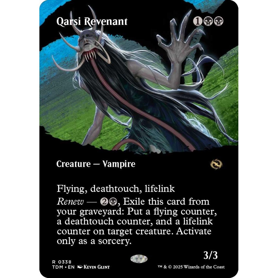 Image for Qarsi Revenant (Borderless) (338) (TDM) - Magic: The Gathering