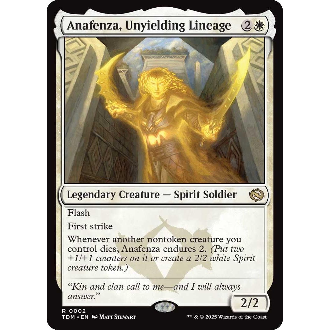 Image for Anafenza, Unyielding Lineage (2) (TDM) - Magic: The Gathering