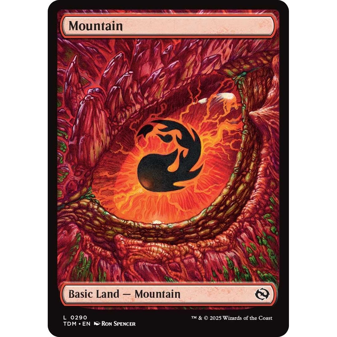 Image for Mountain (0290) (290) (TDM) - Magic: The Gathering