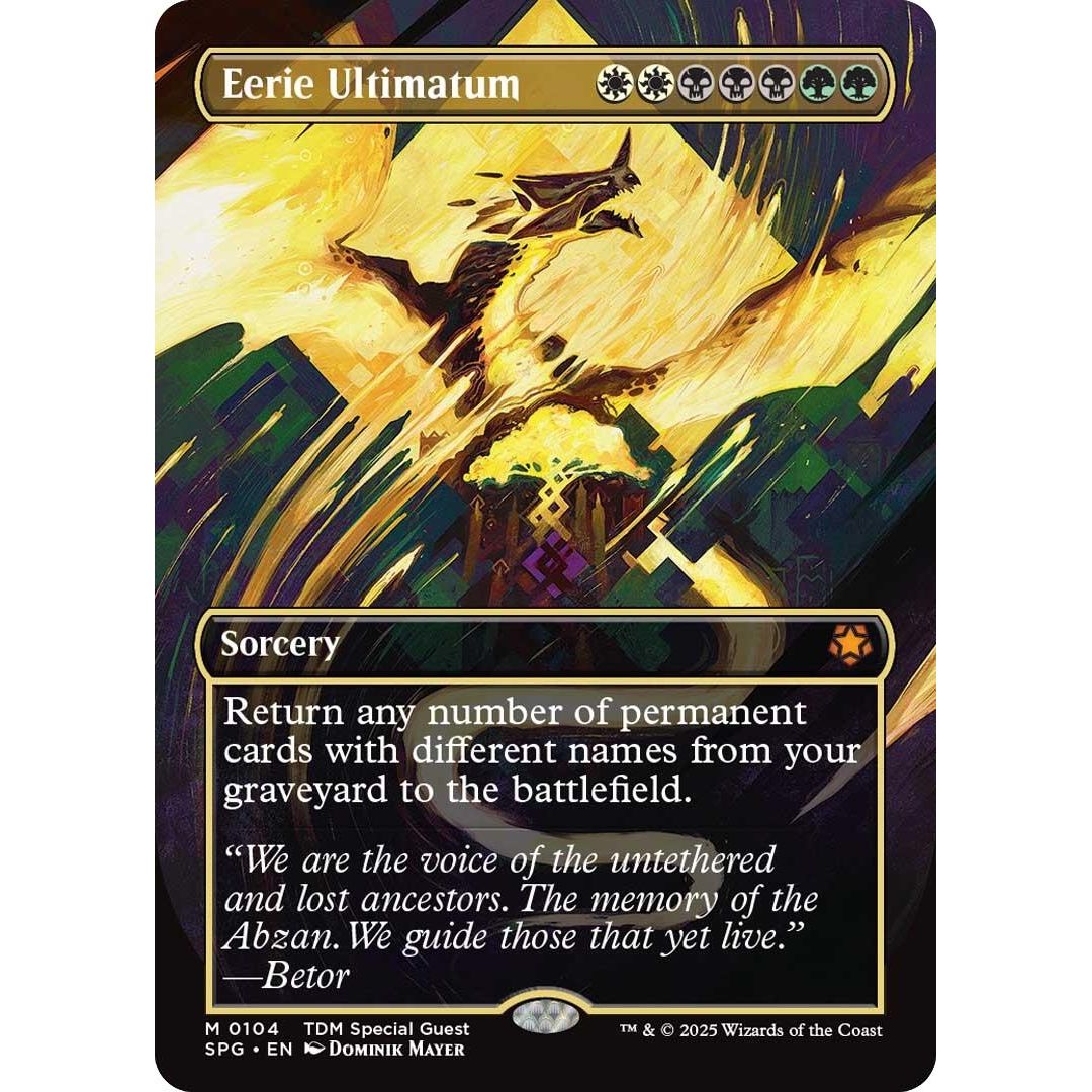 Image for Eerie Ultimatum (Borderless) (104) (SPG) - Magic: The Gathering