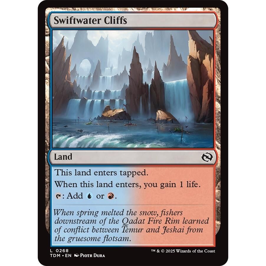 Image for Swiftwater Cliffs (268) (TDM) - Magic: The Gathering