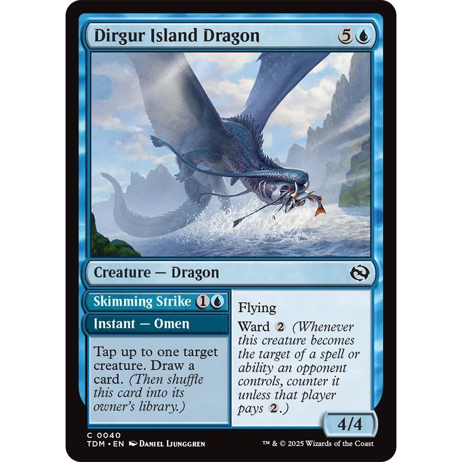 Image for Dirgur Island Dragon (40) (TDM) - Magic: The Gathering