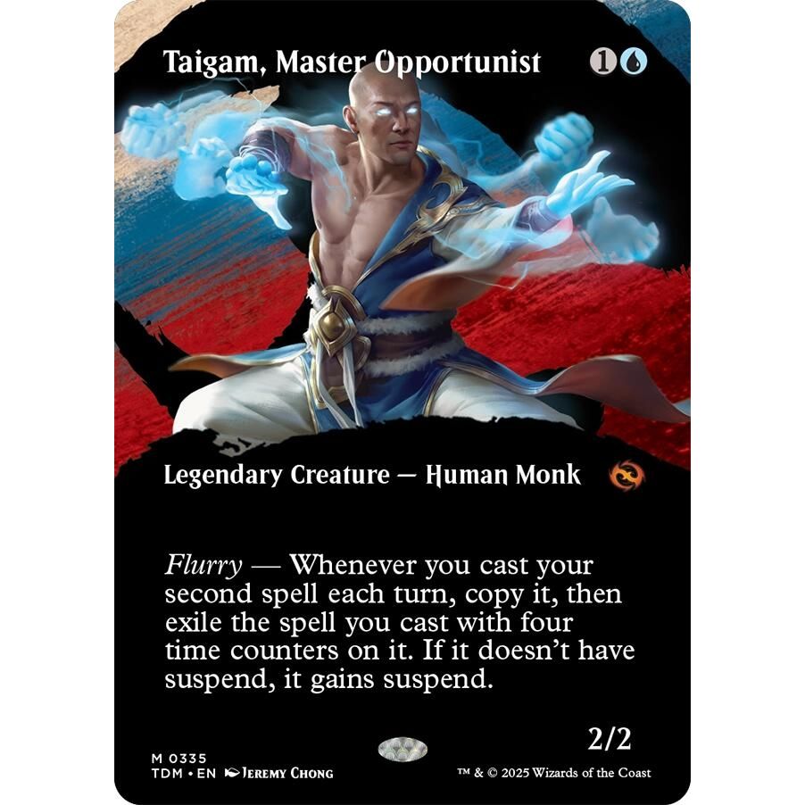 Image for Taigam, Master Opportunist (Borderless) (335) (TDM) - Magic: The Gathering