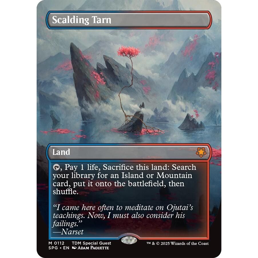 Image for Scalding Tarn (Borderless) (112) (SPG) - Magic: The Gathering
