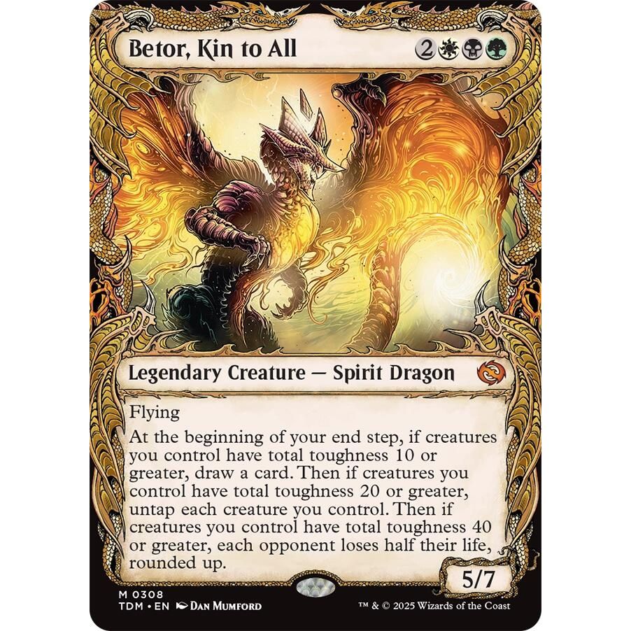 Image for Betor, Kin to All (Showcase) (308) (TDM) - Magic: The Gathering