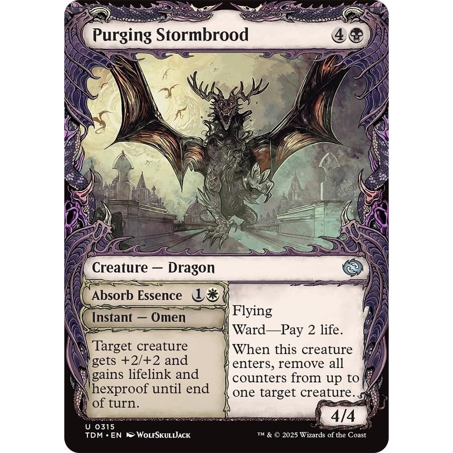 Image for Purging Stormbrood (Showcase) (315) (TDM) - Magic: The Gathering