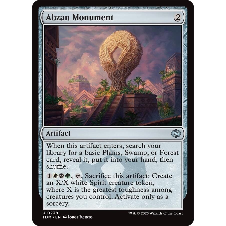 Image for Abzan Monument (238) (TDM) - Magic: The Gathering