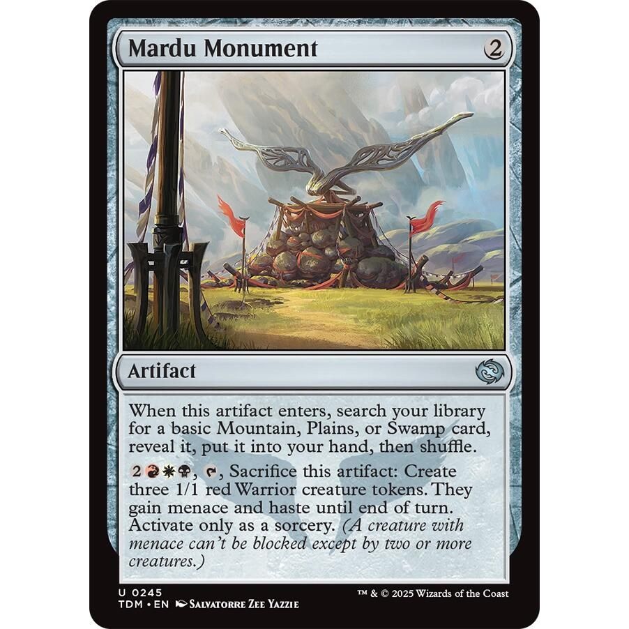 Image for Mardu Monument (245) (TDM) - Magic: The Gathering