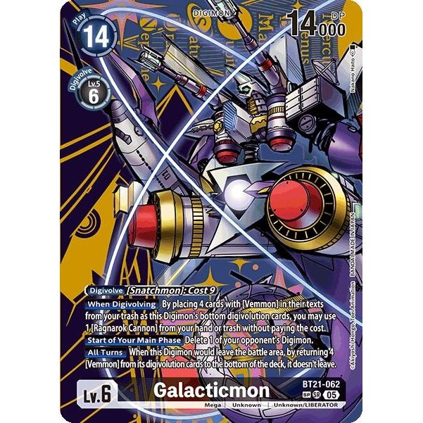 Image for Galacticmon (SP) (BT21-062 SR) (BT21) - Digimon Card Game