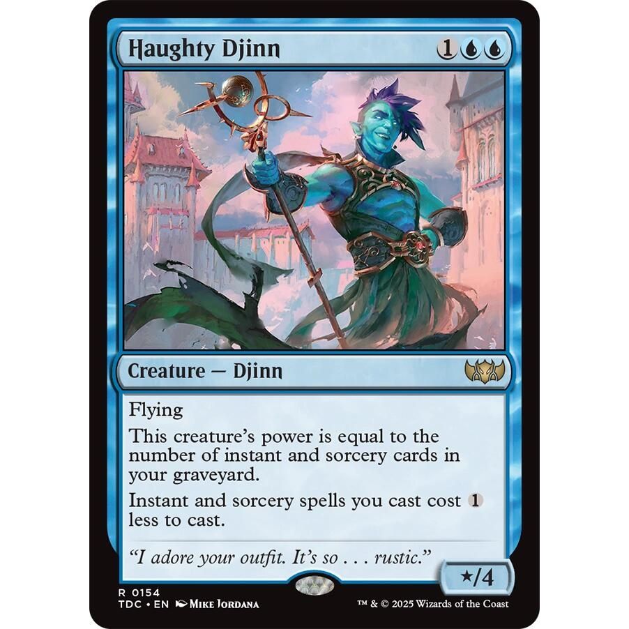 Image for Haughty Djinn (154) (TDC) - Magic: The Gathering