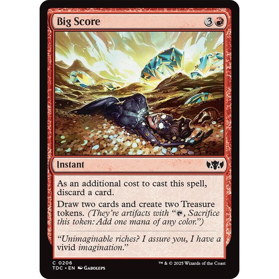 Image for Big Score (206) (TDC) - Magic: The Gathering