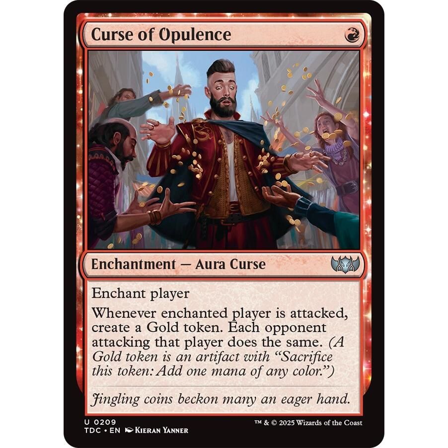 Image for Curse of Opulence (209) (TDC) - Magic: The Gathering