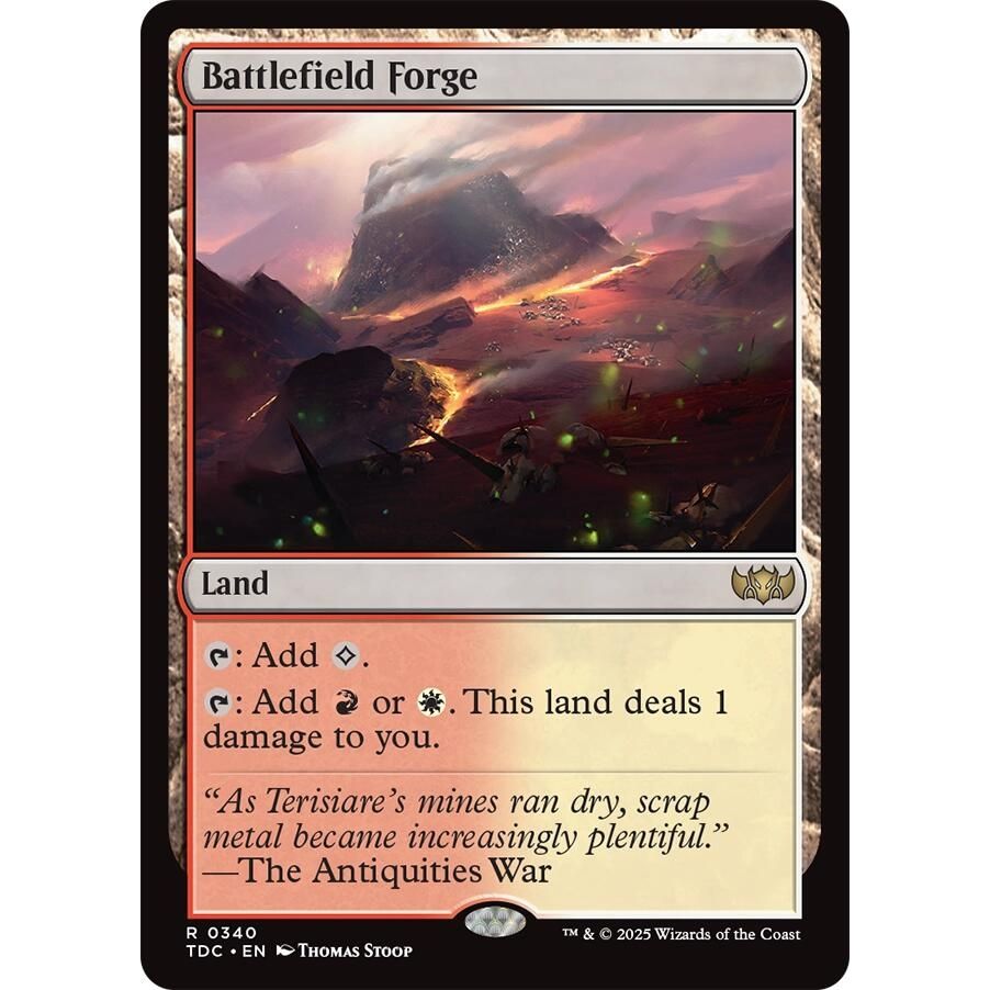 Image for Battlefield Forge (340) (TDC) - Magic: The Gathering