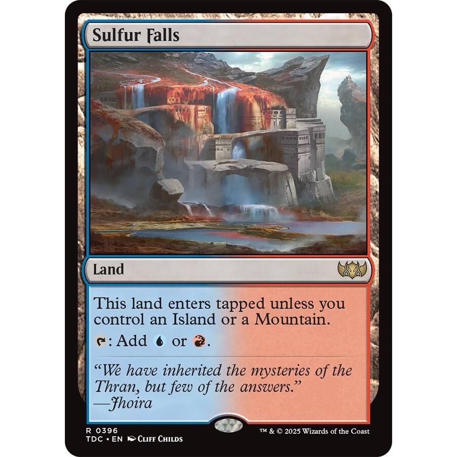 Image for Sulfur Falls (396) (TDC) - Magic: The Gathering