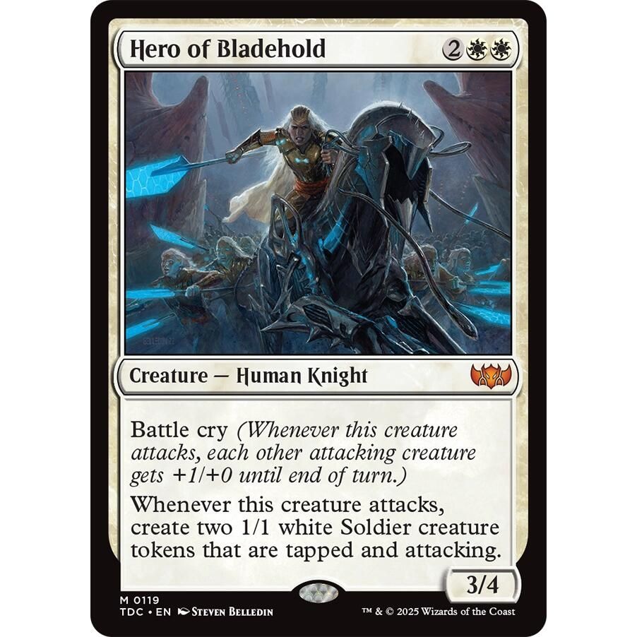 Image for Hero of Bladehold (119) (TDC) - Magic: The Gathering