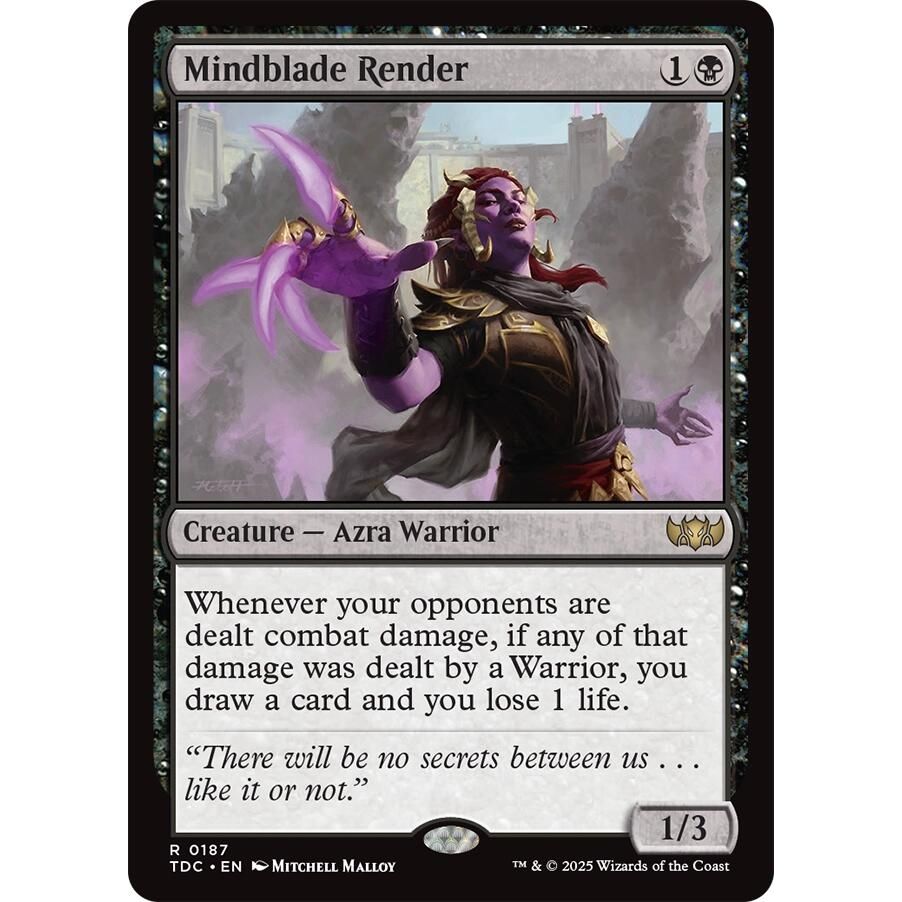 Image for Mindblade Render (187) (TDC) - Magic: The Gathering