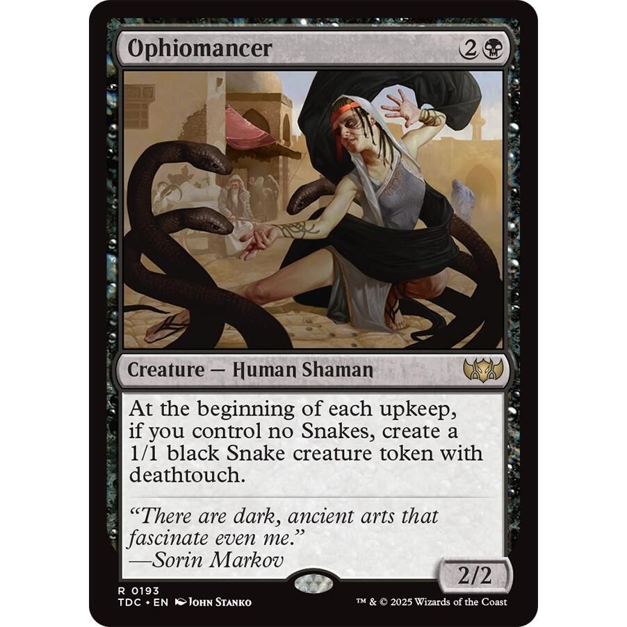 Image for Ophiomancer (193) (TDC) - Magic: The Gathering