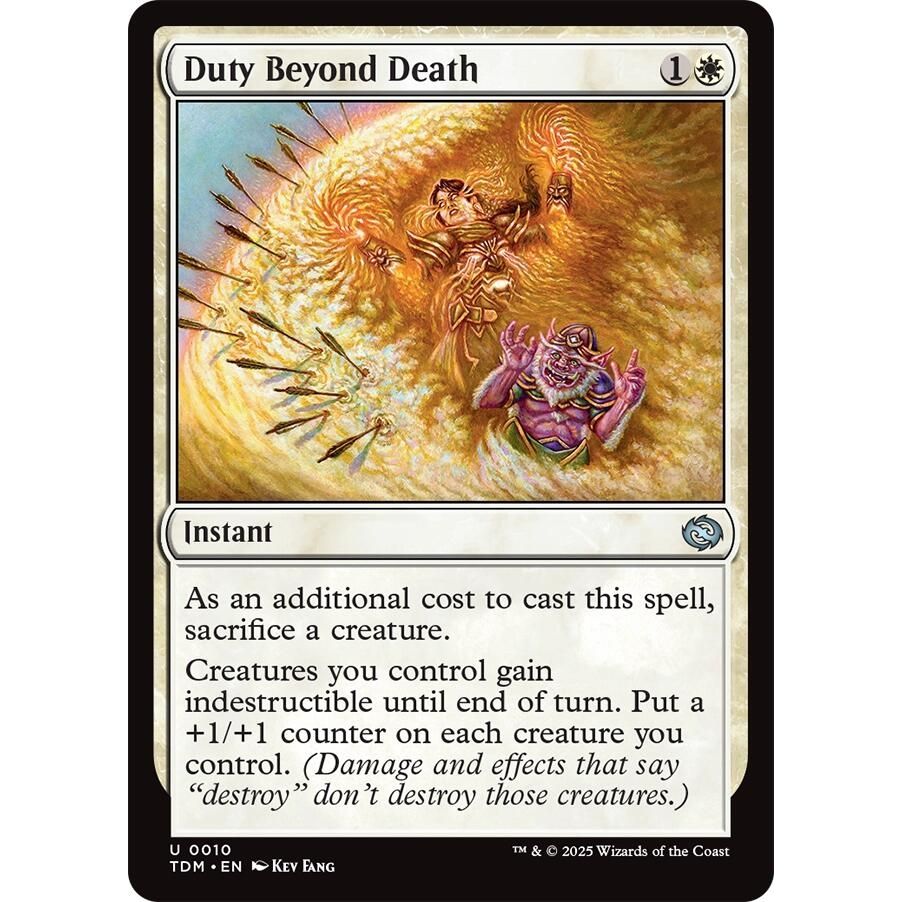 Image for Duty Beyond Death (10) (TDM) - Magic: The Gathering
