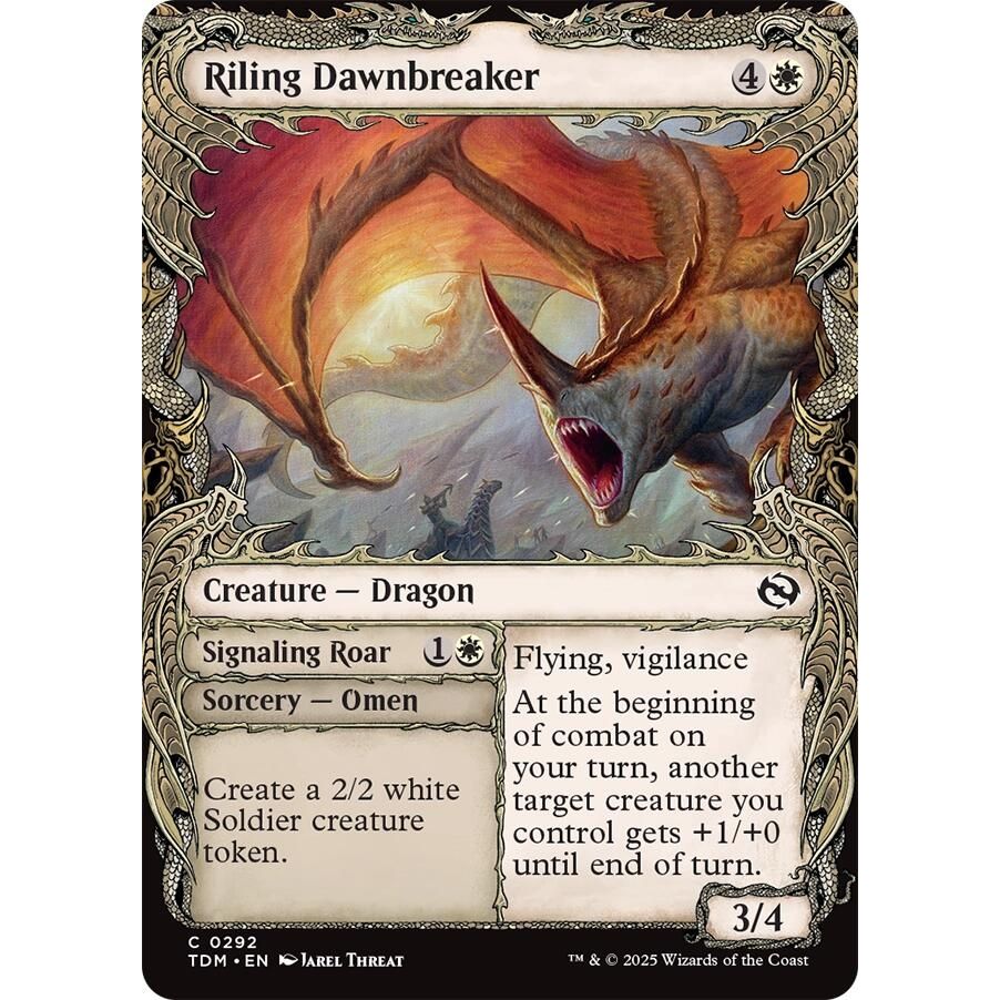 Image for Riling Dawnbreaker (Showcase) (292) (TDM) - Magic: The Gathering